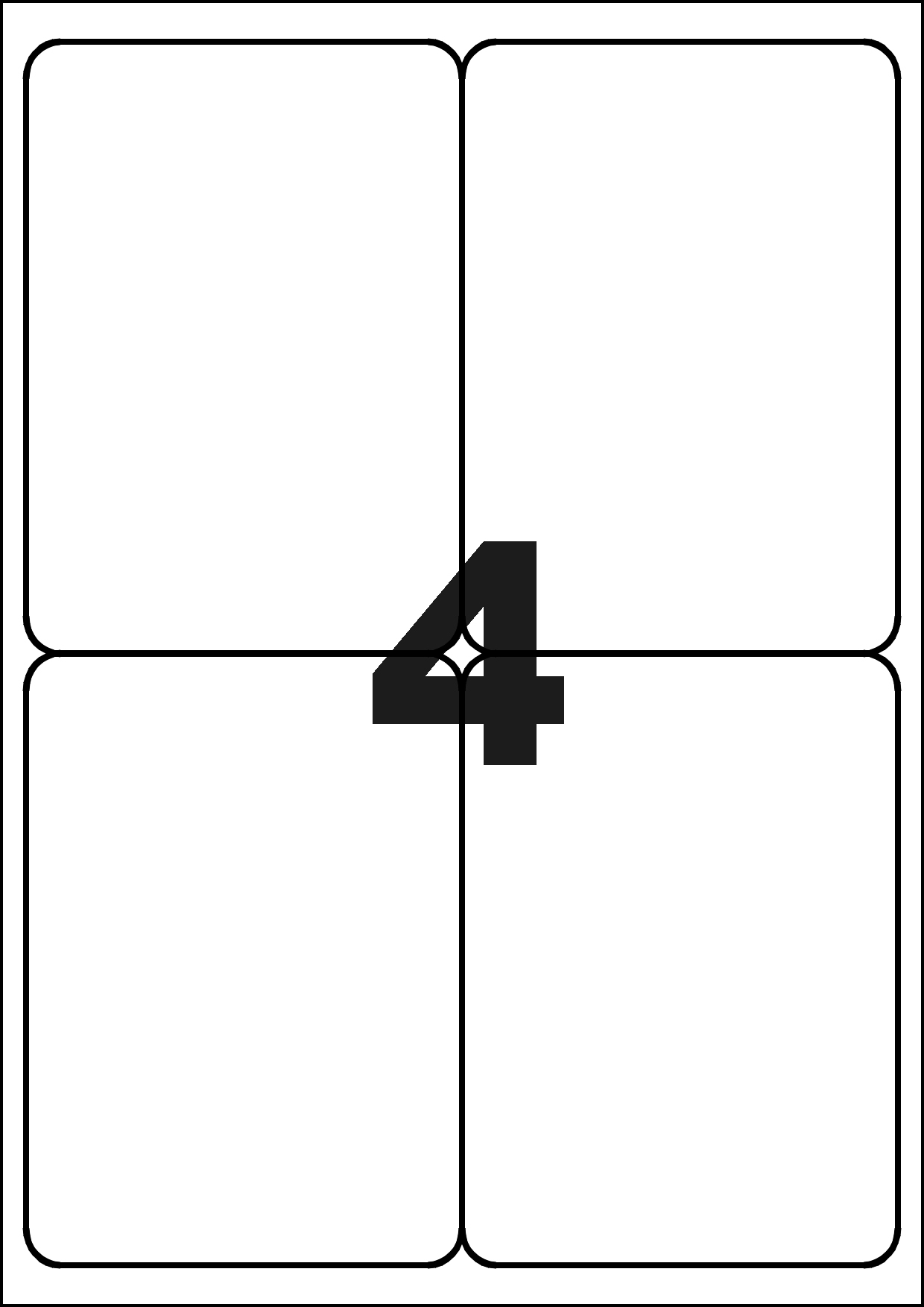 Étiquettes Auto-Adhésives RAYLU PAPER - 400 Étiquettes 105x148mm | Feuilles A4 à Imprimer